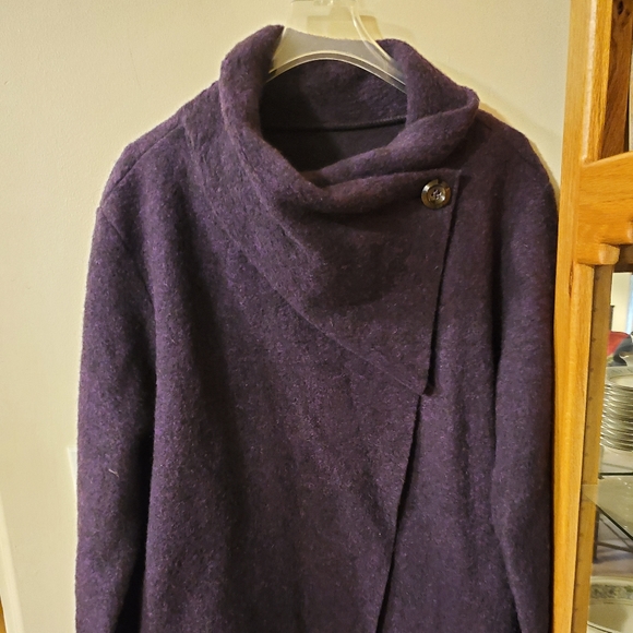80% Lana wool cross body sweater jacket - Picture 1 of 6